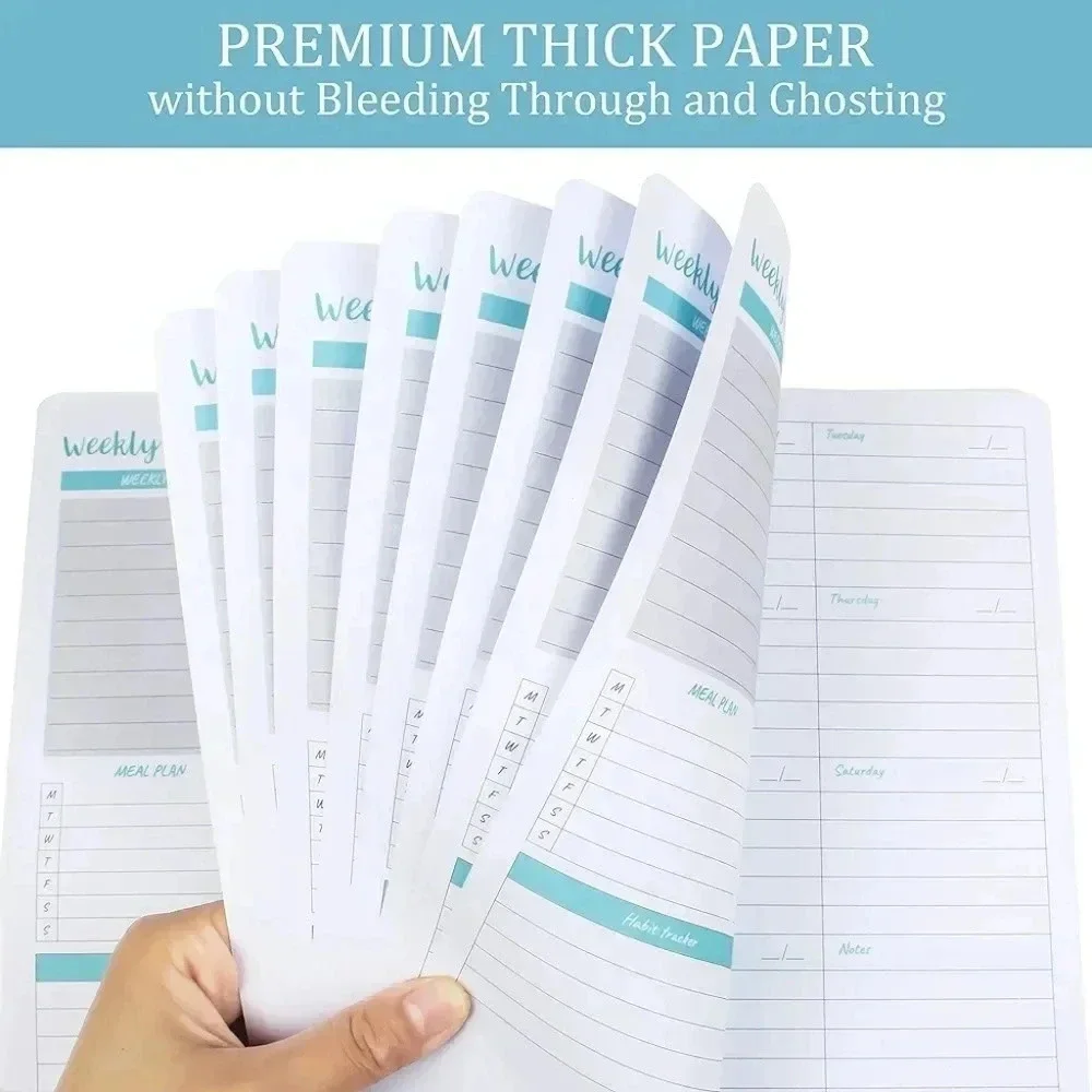 COPY - Undated Weekly Planner, Weekly To Do List Notebook with Weekly Goals Pla…